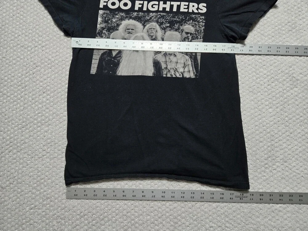 Foo Fighters ‘Old Band Photo’ T-Shirt ~ Men’s ~ Black ~ Bay Island